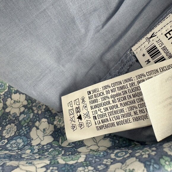 Hyacinth House by Tuckernuck Blue Floral Romy Tiered Mini Dress sz XS NWT - Picture 5 of 8